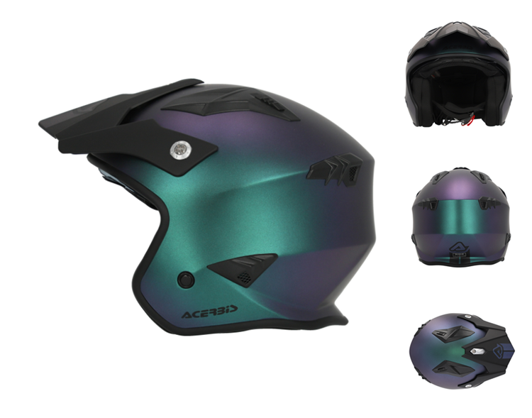 CASCO MOTO ACERBIS JET ARIA METALLIC 22.06 CAMALEON L